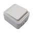 Aqua Line Λ1111 Διακόπτης Εξωτερικός Απλός Στεγανός IP54 | Επιτοίχιος Διακόπτης ON/OFF