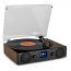 B-STOCK AUDIZIO TULSA All-In-One Stereo Συστημα με Πικάπ, Ηχεία, DAB+/ FM Radio, Bluetooth σε Μαύρο / Καφέ Ξύλο 102.194 