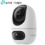 TP-LINK Tapo C245D Dual Lens Pan/Tilt Ασύρματη Wi-Fi Κάμερα Ασφαλείας 2K 3MP με Διπλό Φακό & Smart AI