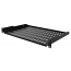 MIRSAN MR.RAK1U35.01 Σταθερό Ράφι Rack 19" 1U Βάθους 350mm 2 Σημείων με Εξαερισμό (Μαύρο RAL 9005)