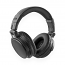 VONYX HDX50BK Επαγγελματικά Ακουστικά DJ 50mm με 2 Καλώδια και Θήκη Μεταφοράς (Μαύρα) 100.932 