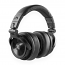 VONYX HDX200BK Premium Επαγγελματικά Ακουστικά DJ 50mm με Dual Jack Ports, 2 Καλώδια και Θήκη (Μαύρα) 100.922
