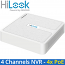 HILOOK NVR-104H-D/4P(D) Δικτυακό Καταγραφικό NVR 4 Καμερών (έως 6MP) με 4 θύρες PoE (H.265+/HDMI/VGA)