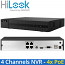 HiLook NVR-104MH-D/4P(D) Δικτυακό Καταγραφικό NVR 4 Καμερών (έως 6MP) με 4 θύρες PoE (H.265+/HDMI/VGA)