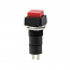 ULTIMAX PB303C Button Push OFF 2P στρογγυλό Φ12mm με τετράγωνο πλήκτρο