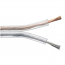 SP-100T Καλώδιο ηχείων 2 αγωγών OFC διάφανο 2 x 1.00 mm2 (μέτρο)