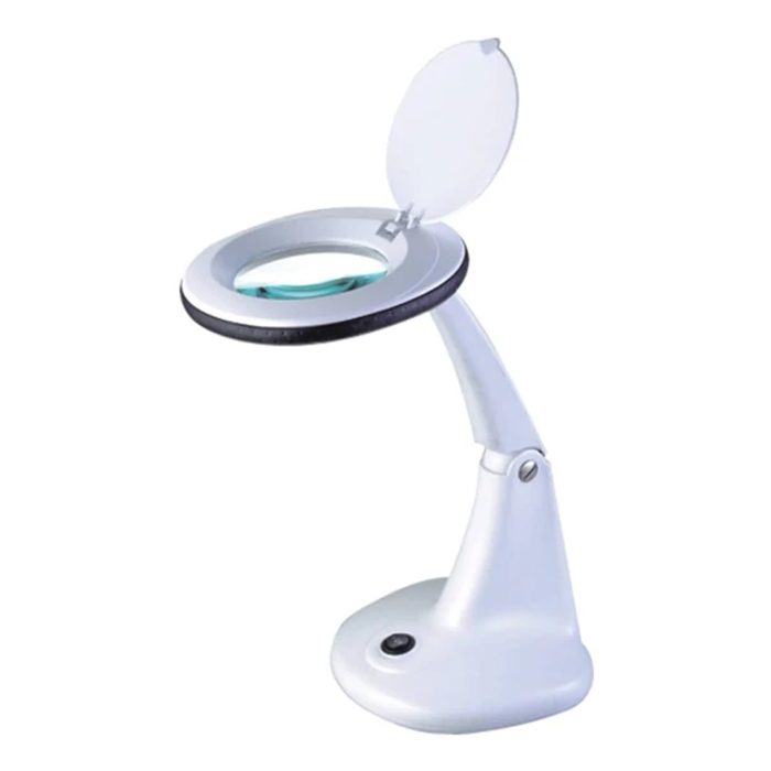 2012B-2F Επιτραπέζιος Μεγεθυντικός φακός LED (Zoom x 5) 6W 450 lm με καπάκι BYN