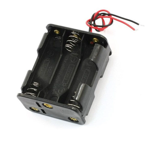 Y1902-017 Μπαταριοθήκη Έξι μπαταριών ΑΑ Με Καλώδιο 15 CM OEM