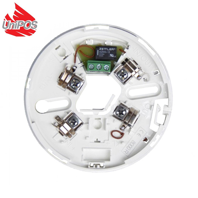 Unipos DB-8000R Βάση Πυρανιχνευτή ΜΕ ΡΕΛΕ για Κέντρα Συναγερμού 