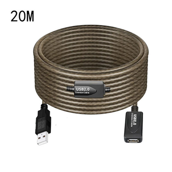 A1902-003 Ενεργό Καλώδιο USB2.0 A αρσ. - USB A θηλ. με Ενισχυτή μήκους 20μ [04.001.0323]