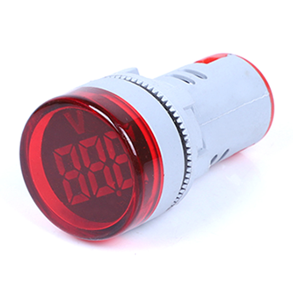 AD101-22VM DC RED Ψηφιακό βολτόμετρο 5 - 60V DC Φ22mm σε Κόκκινο (12.3.42)