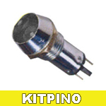 AD22C-16T XND YELLOW Ενδεικτική λυχνία LED βιδωτή Κίτρινο 220V AC-DC Φ16