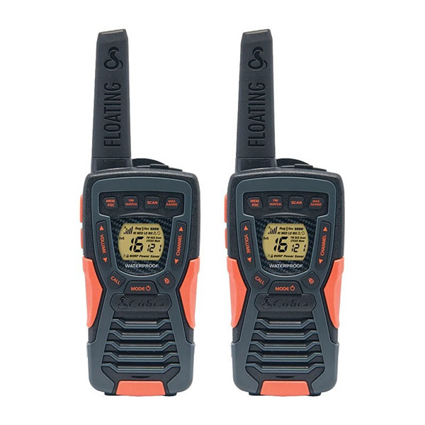 COBRA AM 1055 FLT Ζεύγος Walkie - Talkie PMR 16 Καναλίων με Εμβέλεια έως 12km και βάση Φόρτισης 