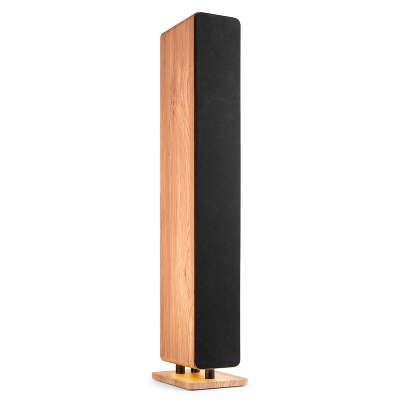 Audizio ARCO (Wood) Active Tower Speaker – Ενεργό Ηχείο Δαπέδου Hi-Fi 160W με Bluetooth, Stereo Pairing 100.452