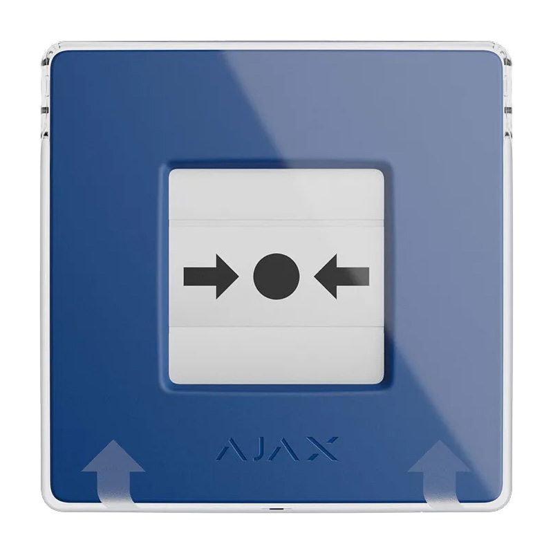 AJAX ManualCallPoint (Blue) Ασύρματο Μπουτόν Χειροκίνητης Ενεργοποίησης Συναγερμού & Προγραμματιζόμενων Σεναρίων