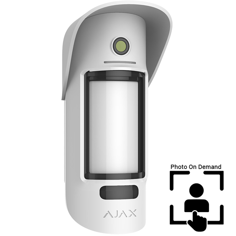 AJAX MotionCam Outdoor (PhOD) - Ασύρματος Εξωτερικός Ανιχνευτής PIR & Antimasking με Κάμερα Επιβεβαίωσης, Photo on Demand