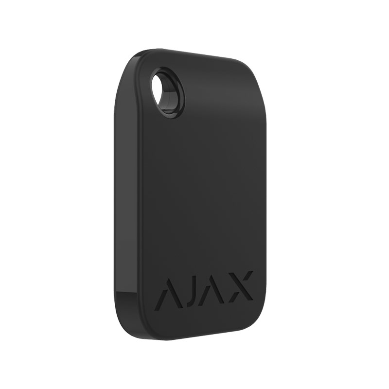 AJAX TAG BLACK - Μπρελόκ ανέπαφης λειτουργίας σε Μαύρο χρώμα, για χρήση με πληκτρολόγια KeyPad PLUS
