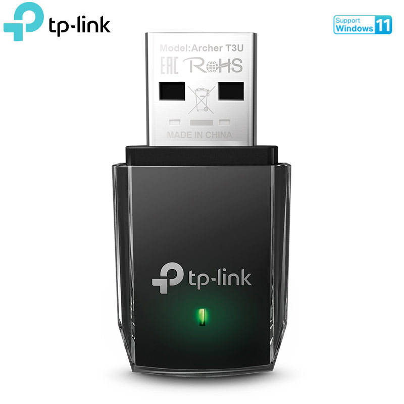 TP-Link Archer T3U v1.0 AC1300 MU-MIMO USB Wi-Fi Adapter Dual Band