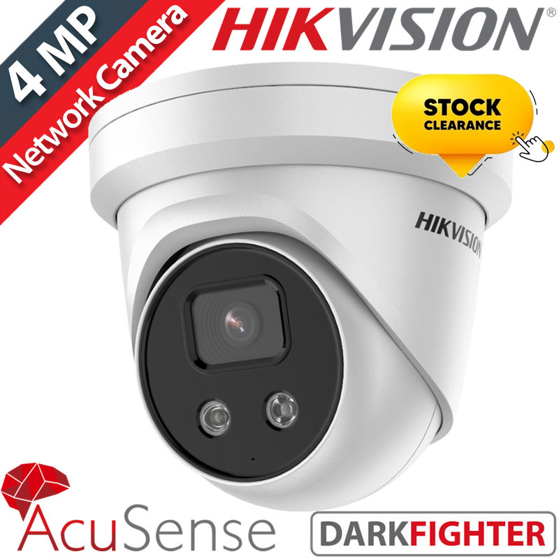 B-STOCK HIKVISION DS-2CD2346G2-I(C) 2.8mm Ενσύρματη AcuSense IP Κάμερα 4MPixels DarkFighter H265+ WDR IP67 PoE