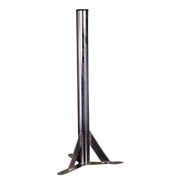 BA48T Βάση Κατόπτρου Γαλβανιζέ Δαπέδου Φ48 