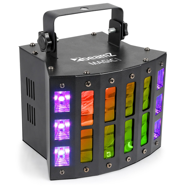 BEAMZ MAGIC1 Derby 9x 3W και STROBE 6x Uv/White 2-in-1 LEDs DMX (153.733)