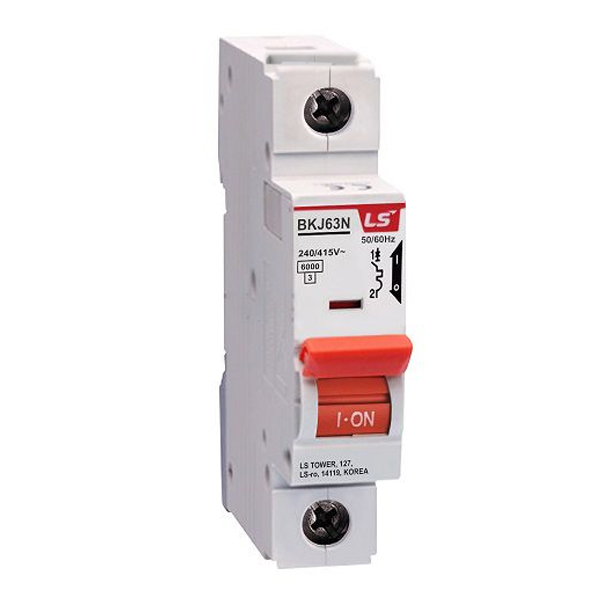 LS BKJ63Nd B16A Ασφάλεια Ράγας 1P B 16A 6kA 240/415VAC (03.018.0180)