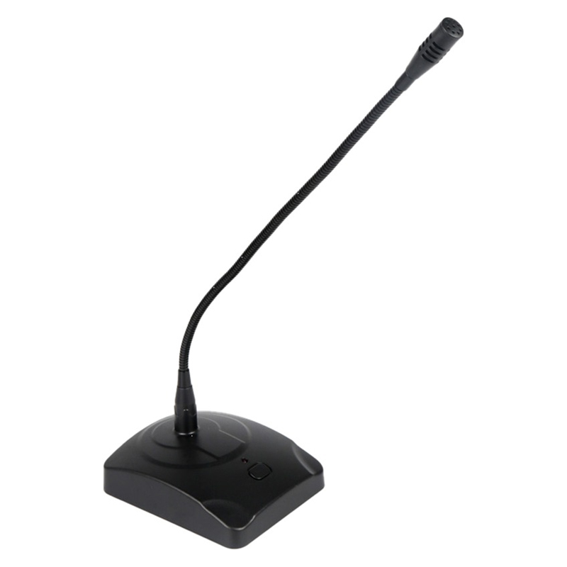 BM-38 Gooseneck Επιτραπέζιο Πυκνωτικό Μικρόφωνο Αναγγελίας με Βάση με μπαταρίες