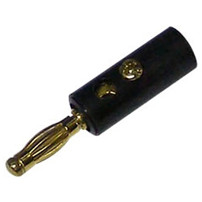 OEM BP011B B Μπανάνα επίχρυση μαύρη αρσενική με τρύπα LZ536G