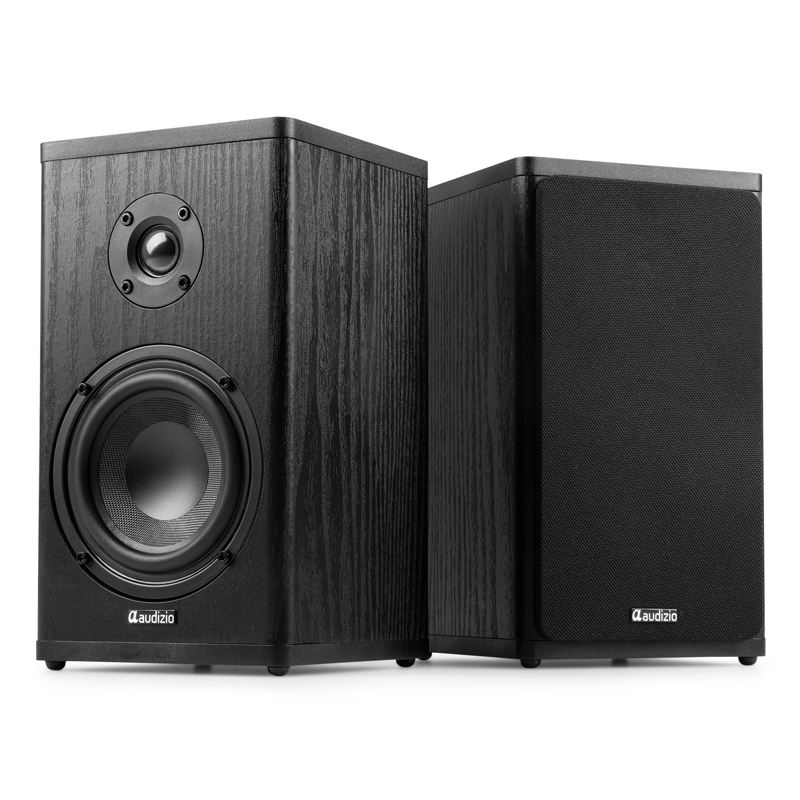AUDIZIO BS20 Active Bookshelf Speakers – Επαναφορτιζόμενο Σετ Hi-Fi Ηχείων με Bluetooth (Anthracite) 100.440