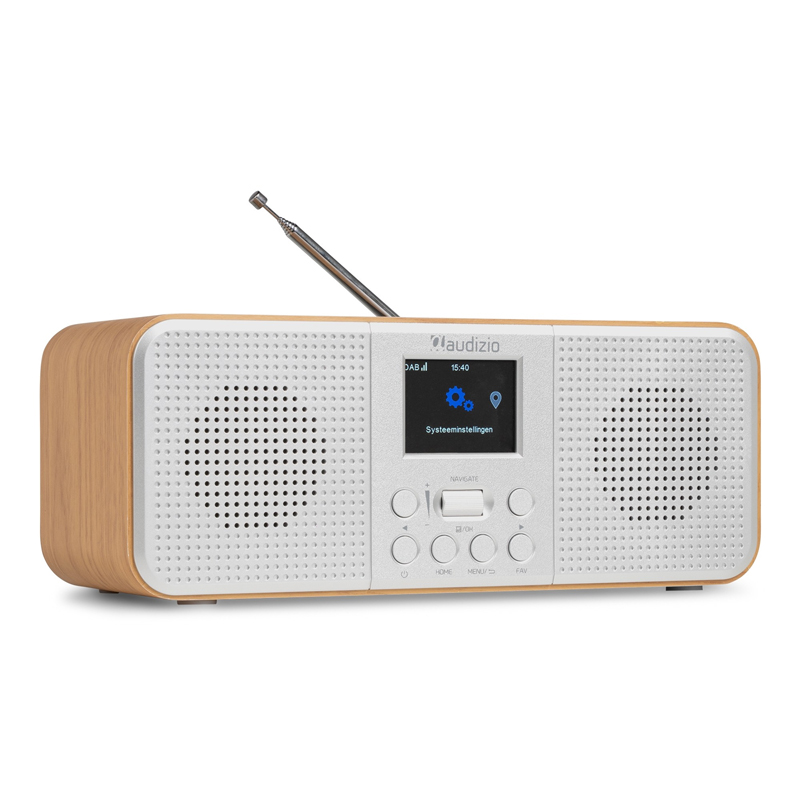 AUDIZIO BUCINE SILVER Ψηφιακό Stereo Internet Wifi Radio, DAB+, FM & Bluetooth 102.532