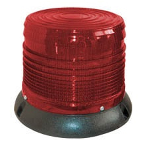 C-400 RED Μεσαίος φάρος LED 12V DC με 4 λειτουργίες Κόκκινος 125x135mm