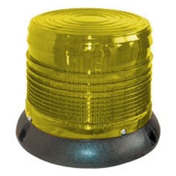 C-400 YELLOW Μεσαίος φάρος LED 12V DC με 4 λειτουργίες Κίτρινος 125x135mm