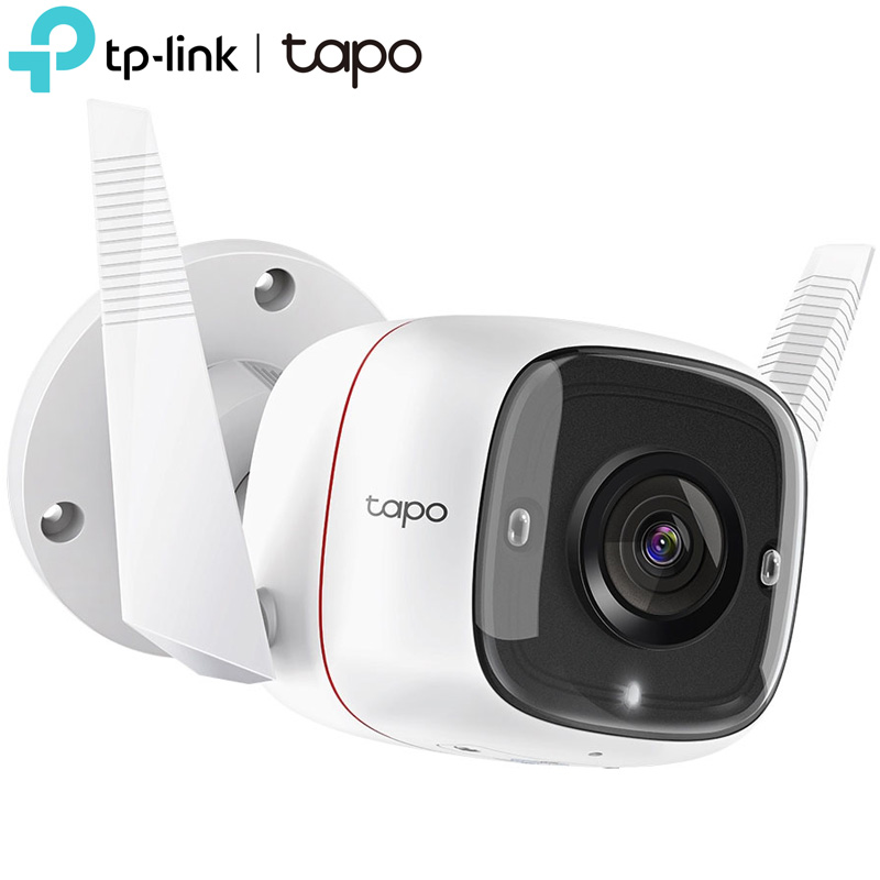 TP-Link Tapo C320WS (Ver. 2.20) Ασύρματη - Ενσύρματη Αδιάβροχη WiFi IP Κάμερα 4MP, 2K, Full-Color Night Vision, Mic/Speaker, microSD 