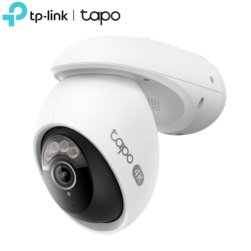 TP-Link Tapo C560WS Ασύρματη - Ενσύρματη Αδιάβροχη WiFi Ρομποτική IP Κάμερα 8MP (4K) Wi-Fi 6 Dual Bank (2.4G & 5GHz) Starlight Color 