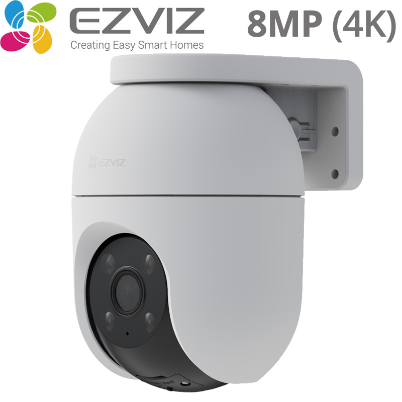 EZVIZ C8c 4K (CS-C8c-R100-8H8WKFL) Ασύρματη - Ενσύρματη Αδιάβροχη WiFi Ρομποτική IP Κάμερα 8MP (4K)