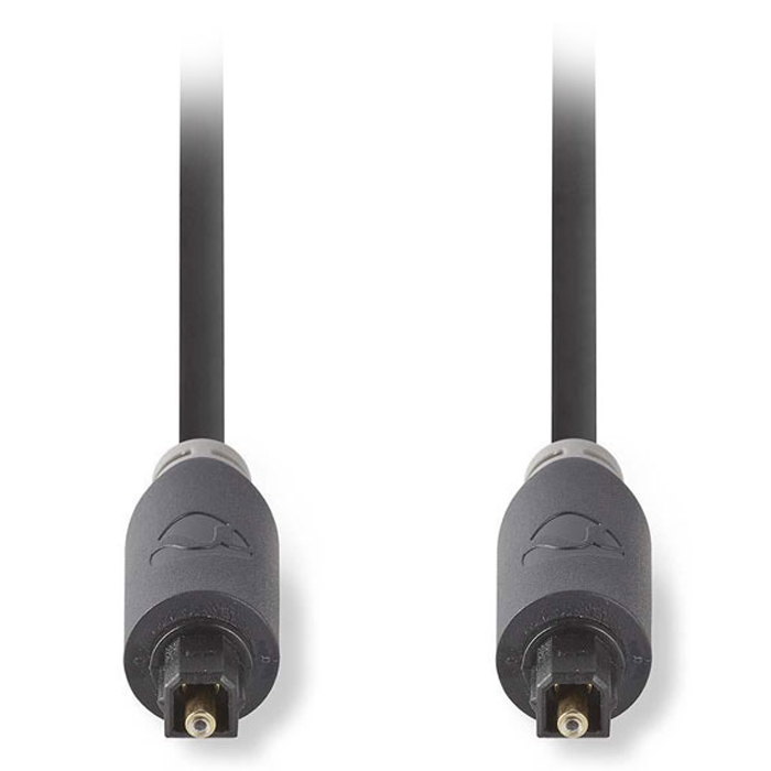 NEDIS CABW25000AT10 Οπτική Ίνα Optical Toslink αρσ. - Toslink αρσ. 1m σε Ανθρακί χρώμα