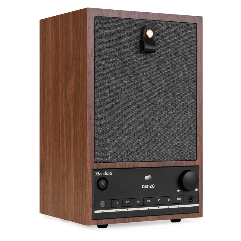AUDIZIO CANZO WALNUT Wi-Fi / LAN Internet Radio, DAB+,  FM, Bluetooth και Alarm Clock 102.298
