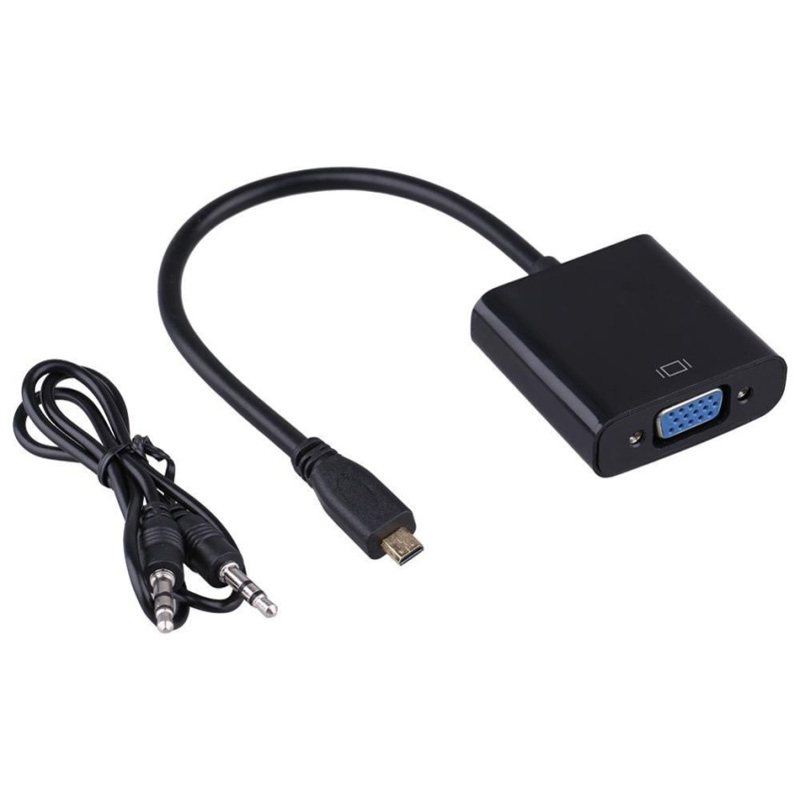 Omnitron CHV-03A Μετατροπέας σήματος micro HDMI αρσενικό σε VGA θηλυκό με ήχο