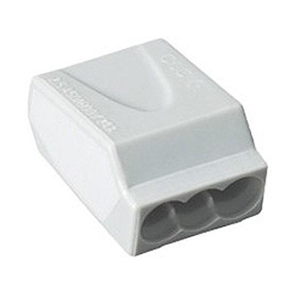 JiNH CMK-253 Κλέμα Ταχυσύνδεσμος 3 ΜΟΝΟΚΛΩΝΩΝ Αγωγών 0,75~2.5mm