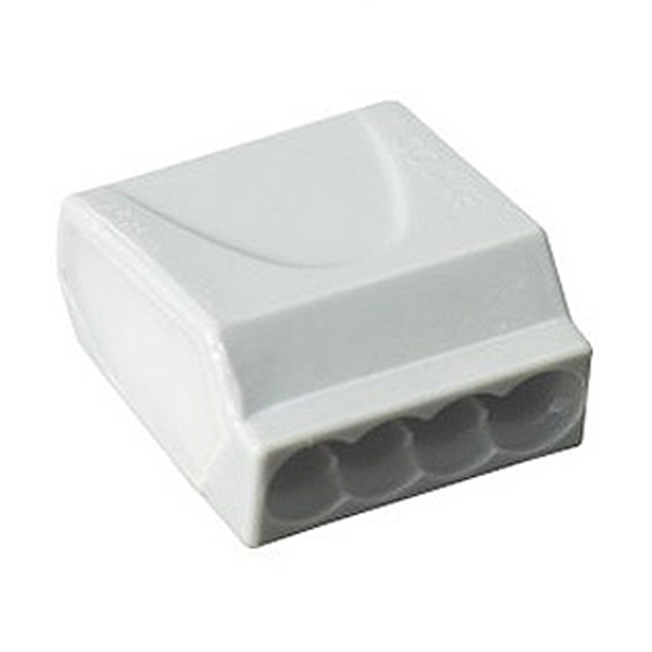 JiNH CMK-254 Κλέμα Ταχυσύνδεσμος 4 ΜΟΝΟΚΛΩΝΩΝ Αγωγών 0,75~2.5mm