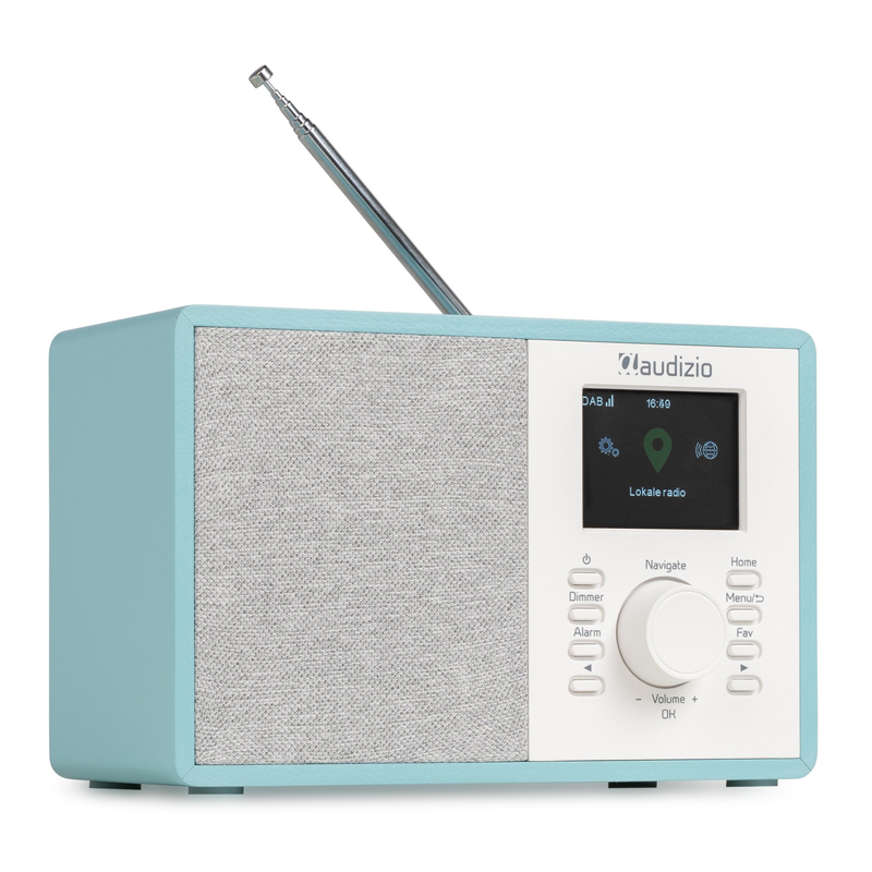 AUDIZIO COSA Επιτραπέζιο Ψηφιακό Ραδιόφωνο WiFi Internet, DAB+, FM & Bluetooth (Blue) 102.540