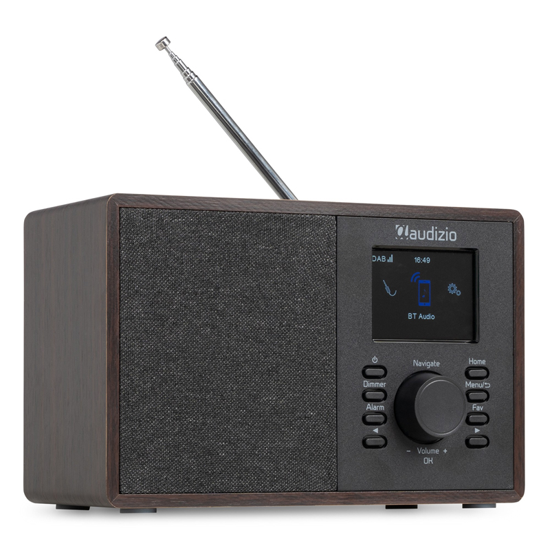 AUDIZIO COSA DARK WOOD Επιτραπέζιο Ψηφιακό Ραδιόφωνο WiFi Internet, DAB+, FM & Bluetooth 102.544