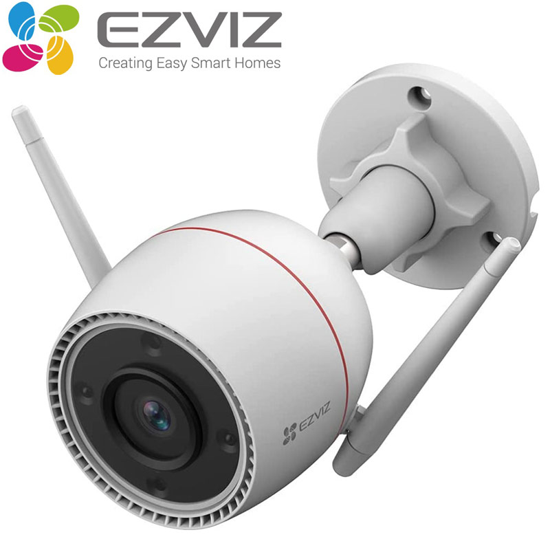 Ezviz H3C 3K (CS-H3c-R100-1J5WKFL) Ασύρματη Wi-Fi Κάμερα Εξωτερικού Χώρου 3K 5Mpixels με Έγχρωμη Νυχτερινή Όραση & Ανίχνευση AI