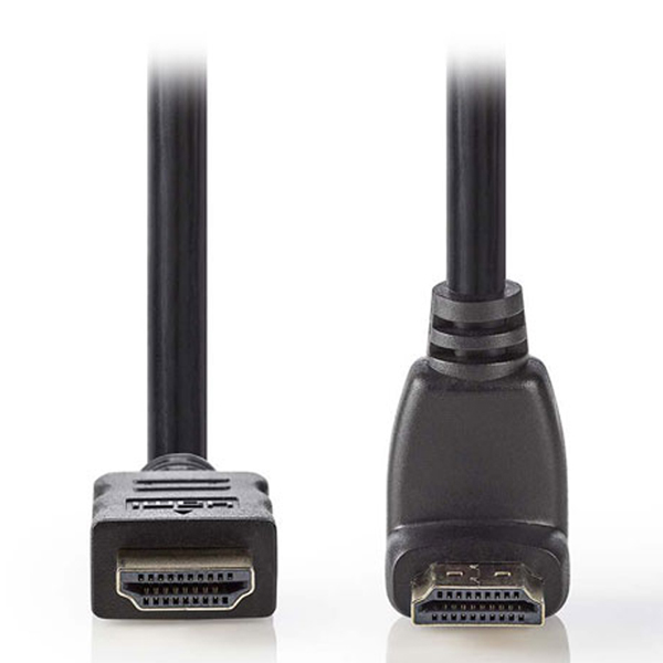 NEDIS CVGP34200BK15 Καλώδιο HDMI αρσ. - HDMI αρσ. με γωνία 90° 1.5m