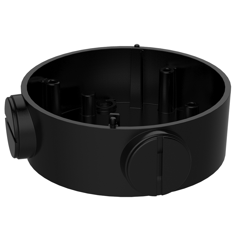 Hikvision DS-1260ZJ Black -Μεταλλική βάση - κουτί διακλάδωσης 4 οπών για κάμερες Bullet (Μαύρο)