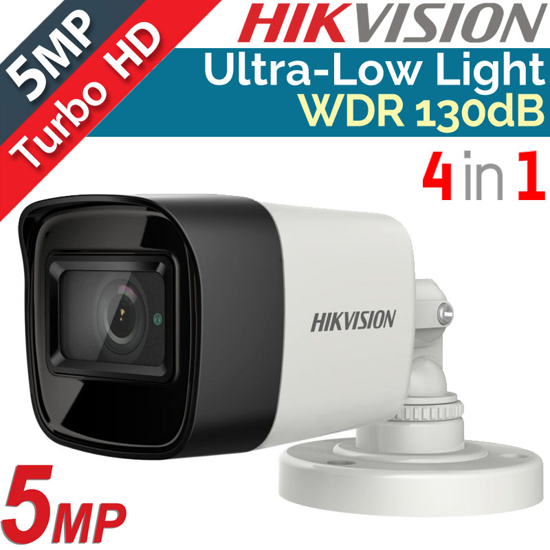 HIKVISION DS-2CE16H8T-ITF 2.8mm 5MPixels TURBO HDTVI WDR 130dB Ultra-Low Light EXIR 30μ.