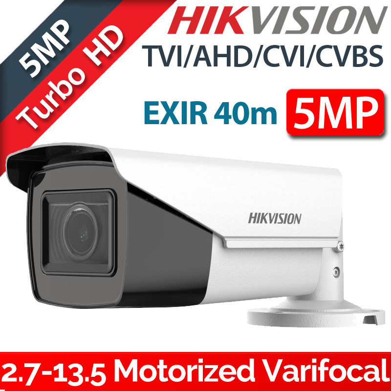 HIKVISION DS-2CE19H0T-AIT3ZF(C) TURBO HDTVI 5Mpixels Motorized Varifocal 2.7-13.5mm EXIR 40μ. 4-σε-1