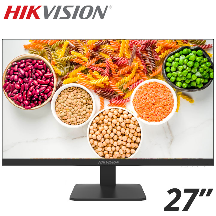HIKVISION DS-D5027F2-1P2 Monitor 27" IPS Full HD 1080p, 1x VGA, 1x HDMI, Ultra-Thin Border