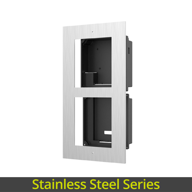 HIKVISION DS-KD-ACF2/S - Βάση για ΧΩΝΕΥΤΗ τοποθέτηση 2 Θέσεων (modules) από ανοξείδωτο ατσάλι Stainless Steel