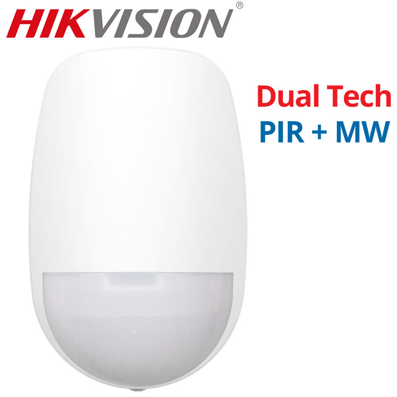 Hikvision DS-PDD12-EG2 Ενσύρματος Ανιχνευτής Κίνησης Εσωτερικού Χώρου Διπλής Τεχνολογίας PIR+MW 12μ. 85,9° με PET Immunity